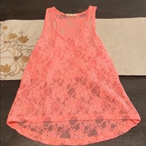 Women’s lace tank top